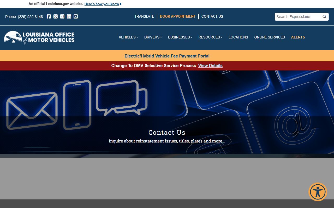 Allen Parish traffic court records Louisiana OMV ExpressLane