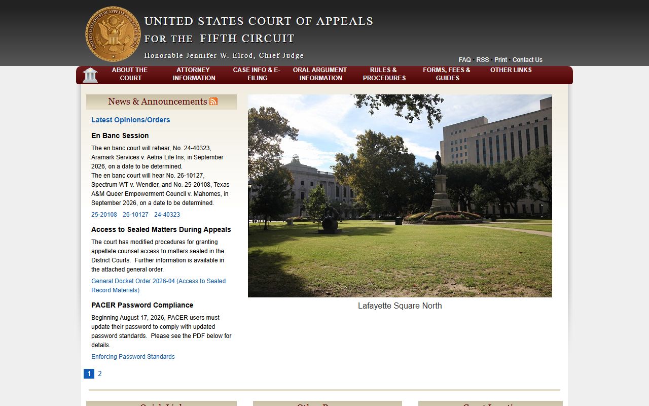 Allen Parish traffic court records federal appellate court source